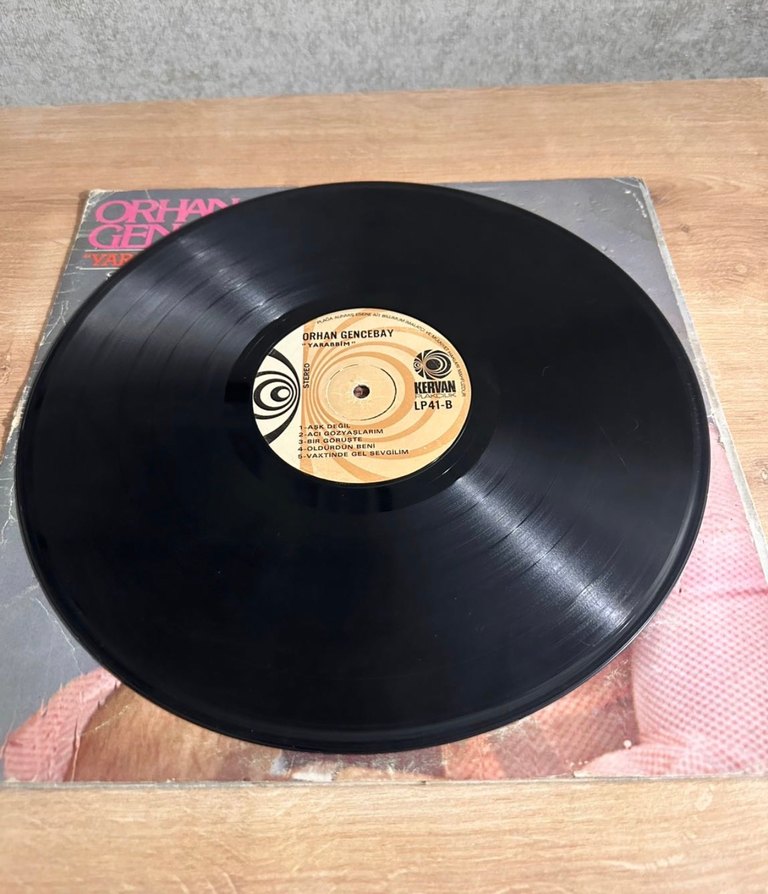 Orhan Gencebay - Yarabbim 33lük Dönem plak - Görsel 4