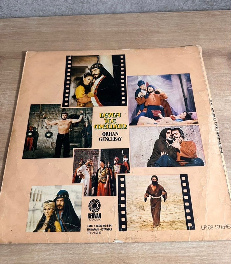 Orhan Gencebay - Leyla ile Mecnun 33 lük Dönem LP - Görsel 2
