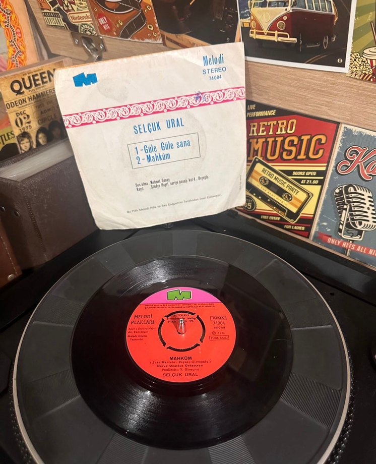 Selçuk Ural - Güle Güle Sana 45 lik plak - Görsel 2