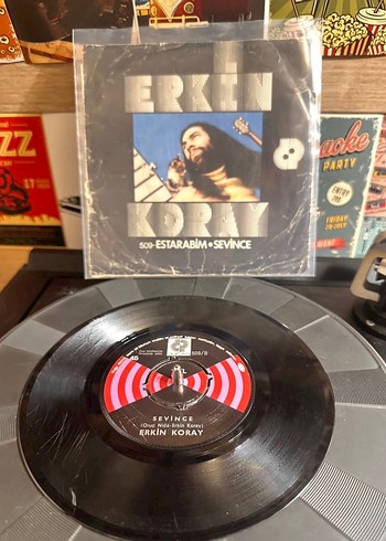 Erkin Koray - Estarabim Sevince 45'lik Plak - Görsel 2