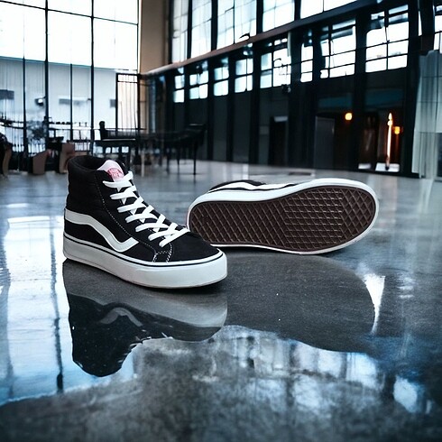 36 Beden siyah Renk -VANS OLS SCHOOL-BİLEKLİ AYAKKABI