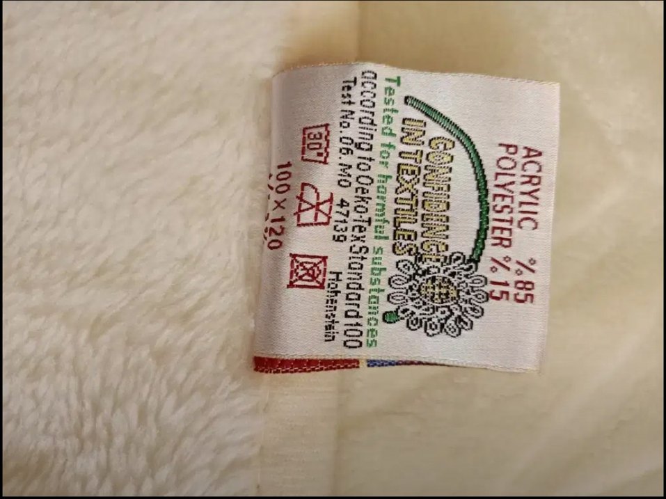 Bebek Battaniyesi roseland Akrilik - Görsel 3