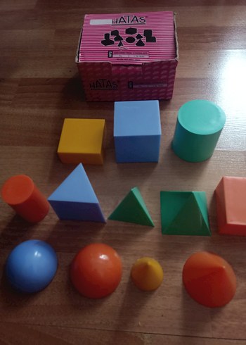 HATAS  Taban blokları Kesir Takımı ve Geometrik Cisimler Seti - Görsel 5