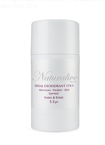 Stick deodorant naturalive beauty