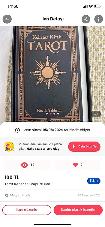  Beden Tarot