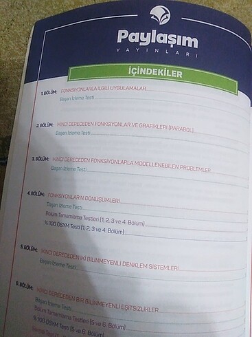 Paylaşım yayınları Ayt matematik
