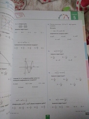  Ayt matematik 