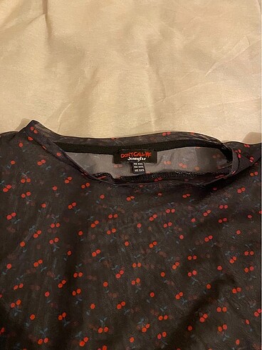 Bershka transparan elbise