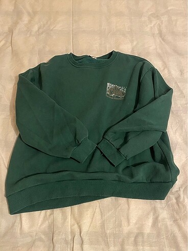 American Retro yeşil sweat