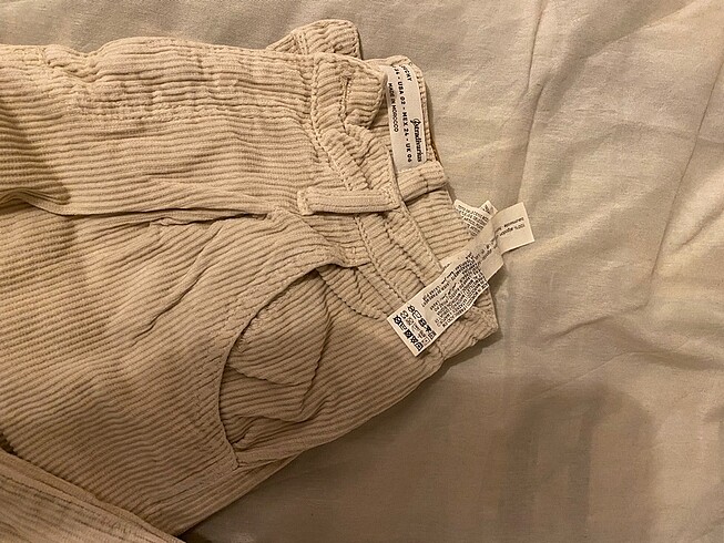 34 Beden stradi kadife pantolon