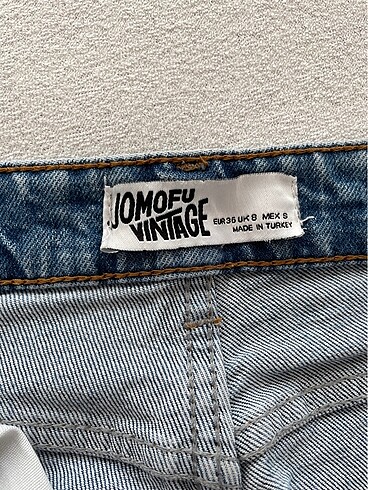s Beden mavi Renk MOM JEAN KOT PANTOLON