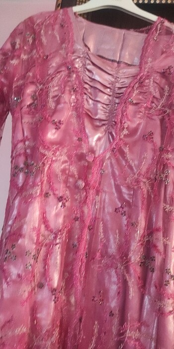 m Beden pembe Renk Kaftan 