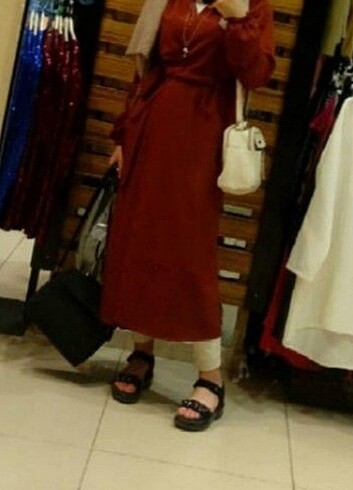 xl Beden Kiremit Renkli Tunik