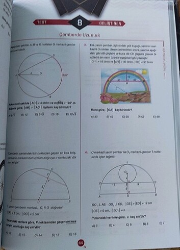  Beden Paraf ayt geometri soru bankası