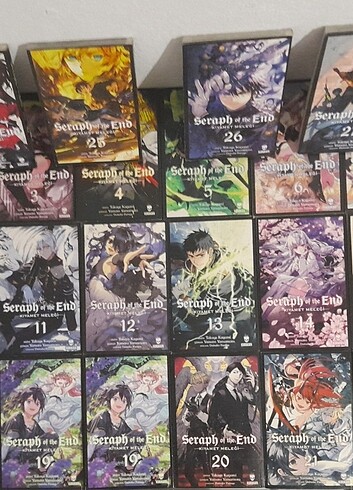 Seraph of the End 1'den 27'ye kadar set