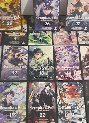  Seraph of the End 1'den 27'ye kadar set