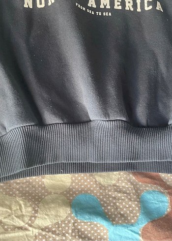s Beden gri Renk Kadın Gri Baskılı Sweatshirt