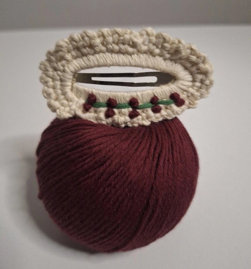 Nakışlı Örgü Bohem Çocuk Toka - Görsel 2