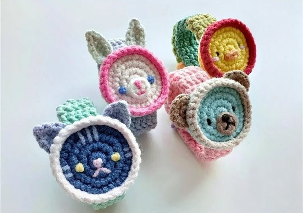 El Örgüsü Hayvan Figürlü Bileklikler - Görsel 2