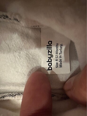 16 Beden beyaz Renk BabyZilla Kaydırmaz Taban Panduf
