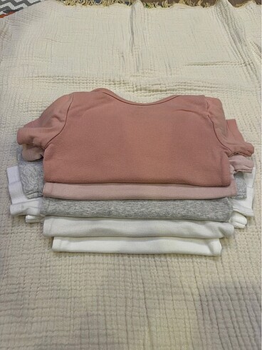 H&M H&M 5li Pamuklu Body 9-12 ay
