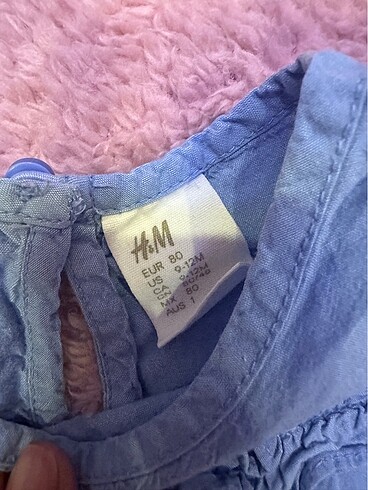 H&M H&M kız bebek bluz 9-12 ay