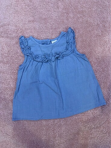 H&M kız bebek bluz 9-12 ay