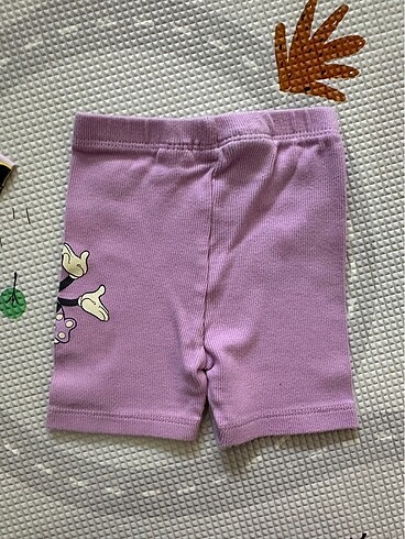 1,5 Yaş Beden pembe Renk Zara minnie mouse tişört ve bisikletçi tayt takım 1.5 yaş