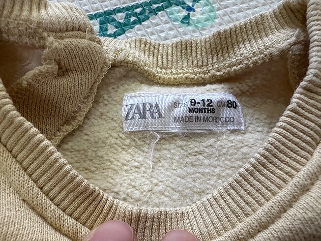 9-12 Ay Beden Zara Sweatshirt 9-12 ay