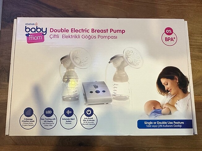 BabyMom Çiftli Elektrikli Göğüs Pompası