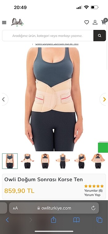 Owli Doğum Sonrası Korse M/L