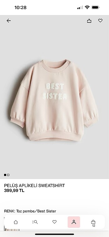 H&M H&M sweatshirt 6-9 ay