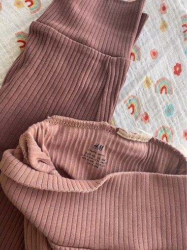 3 Ay Beden çeşitli Renk H&M 4-6 ay body ve pantolon