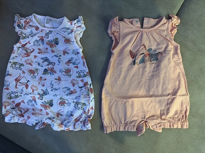KitiKate Kitikate yazlık kız bebek tulum 3-6 ay