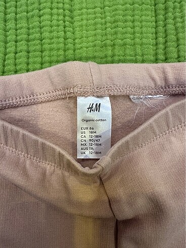 H&M H&M tüylü polar ikili tayt 12-18 ay