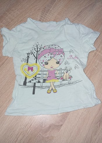 2 li Gri Baskılı Kız Çocuk Sweatshirt ve Tişört - Görsel 3