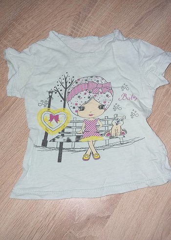 2 li Gri Baskılı Kız Çocuk Sweatshirt ve Tişört - Görsel 4