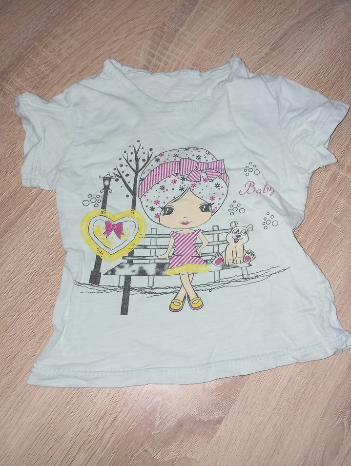 2 li Gri Baskılı Kız Çocuk Sweatshirt ve Tişört - Görsel 4