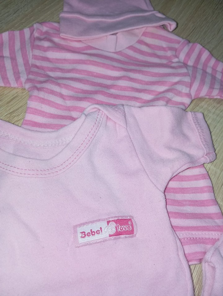 Pembe Bebek Kız Body Seti - Görsel 3