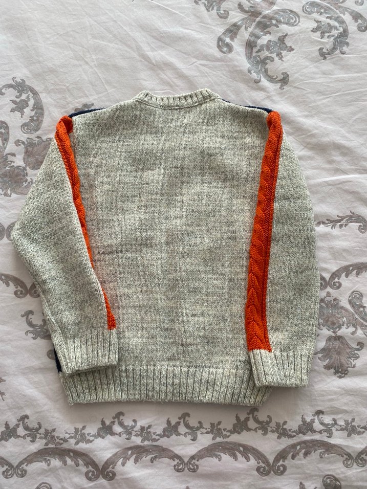 Renkli Desenli çocuk Triko Kazak - Görsel 2