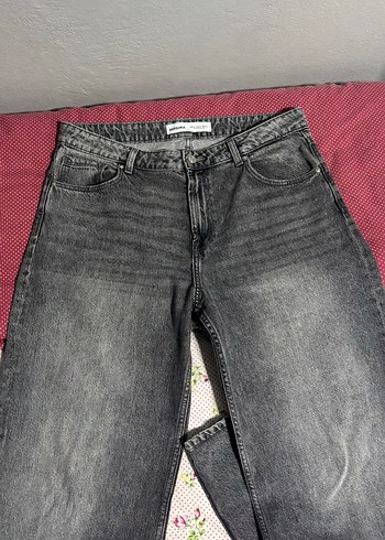 Bershka Gri Jeans - Görsel 2