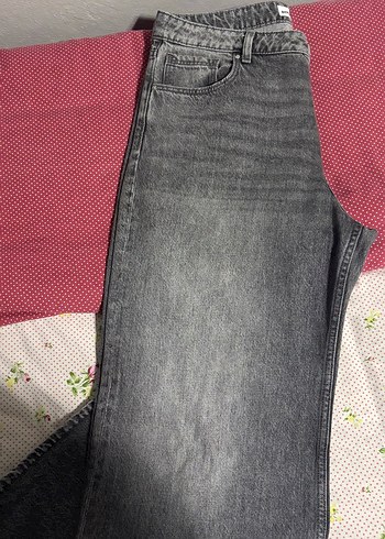 Bershka Gri Jeans - Görsel 3