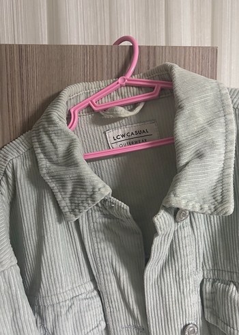 LCW Su yeşili keten ceket - Görsel 3