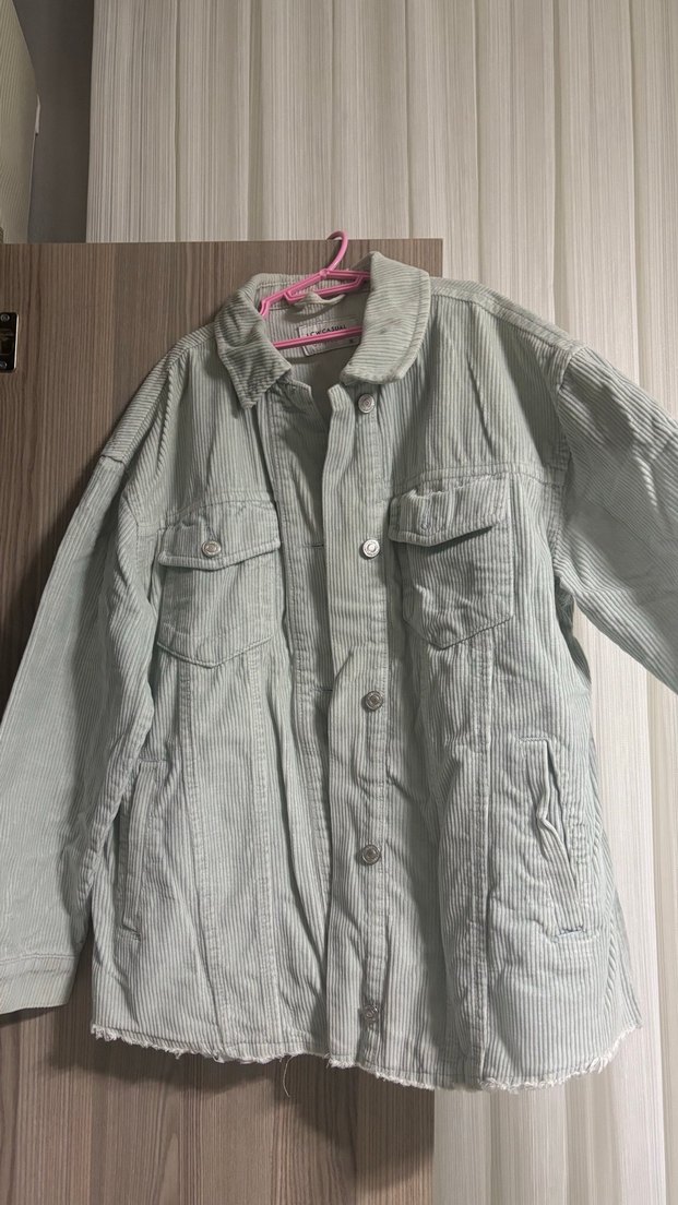 LCW Su yeşili keten ceket - Görsel 2