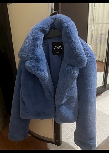 Mavi Peluş kürk - Görsel 3