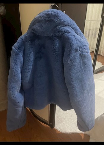 Mavi Peluş kürk - Görsel 2