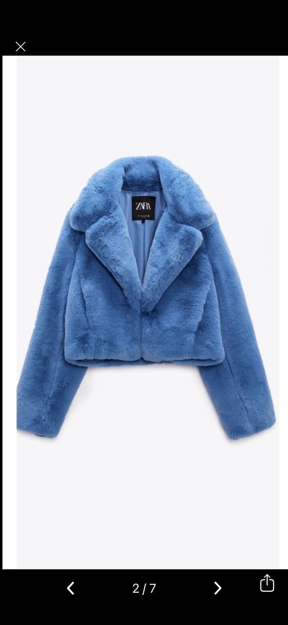 Mavi Peluş kürk - Görsel 4