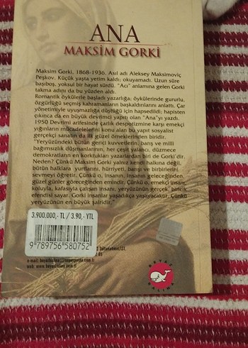 Ana - Maksim Gorki Romanı