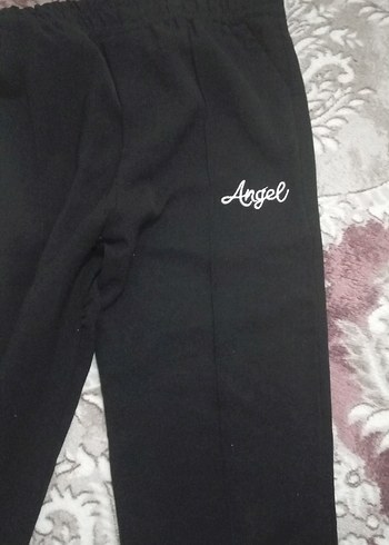 Kız Çocuk Gri Bağcıklı Rahat Tayt - Görsel 9