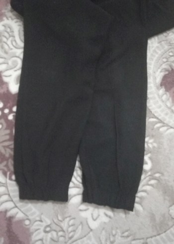 Kız Çocuk Gri Bağcıklı Rahat Tayt - Görsel 10